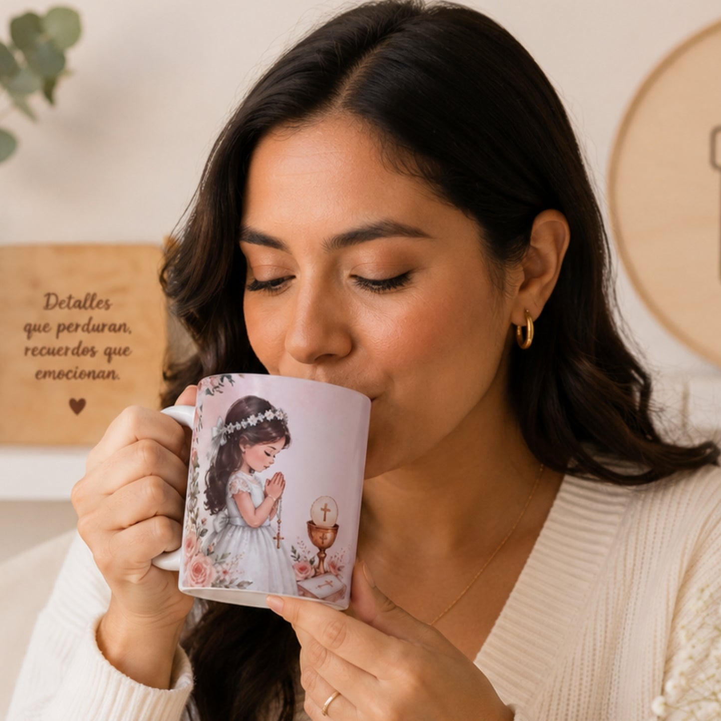Tazas Personalizadas para Comunión y Confirmación(Paquete de 12 tazas)